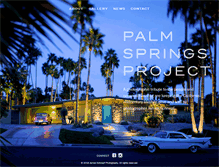 Tablet Screenshot of palmspringsproject.com